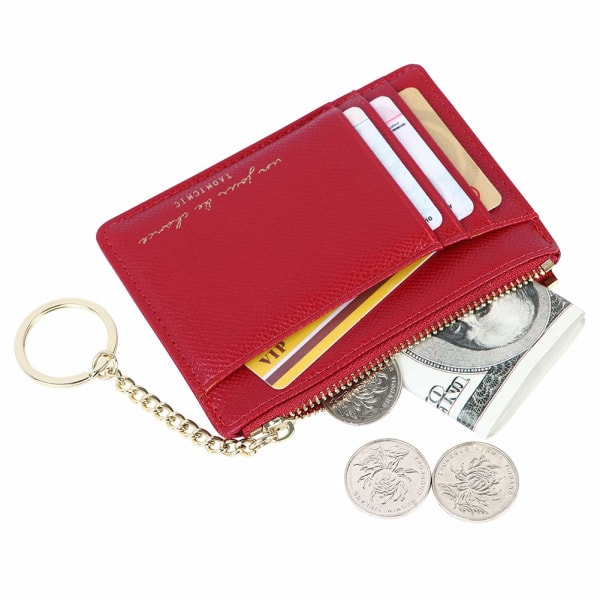 1 dam 8-korts ultratunn minimalistisk myntplånbok med korthållare