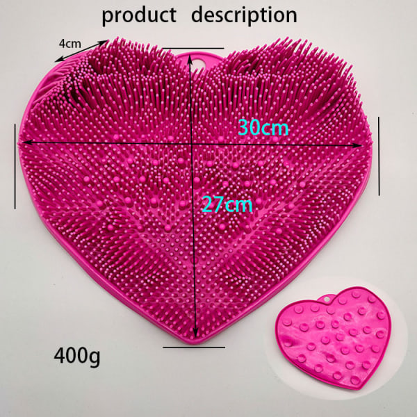 Silikon Fotborste Skrubb Massage Duschborste Fötter Djup