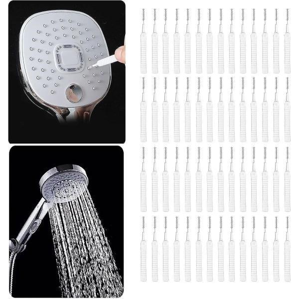 50pcsmini Orifice Brush,mini Cleaning Brushes,shower Nozzle Cleaning Brush,bathroom Cleaning Brush,phone Cleaning,earphone Cleaning Tool