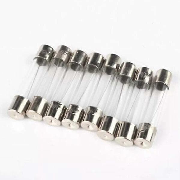 100 glassäkringar 5x20mm i ask Säkring 0.2A 20A