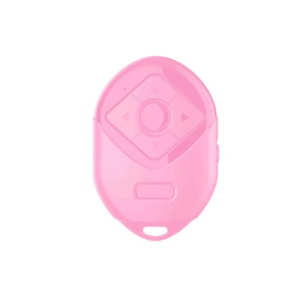 Bluetooth Fjernbetjening til iPhone & Android, TikTok Side Vender Afspil/Pause Kamera Fjernbetjening, 6 Knapper pink