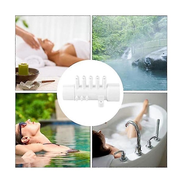 Putkenjakaja Uima-altaiden ja Spa-altaiden Tarvikkeet, Uima-altaiden ja Spa-altaiden Jakaja SPA-tarvikkeet 10-reiällinen Ilma-aukko