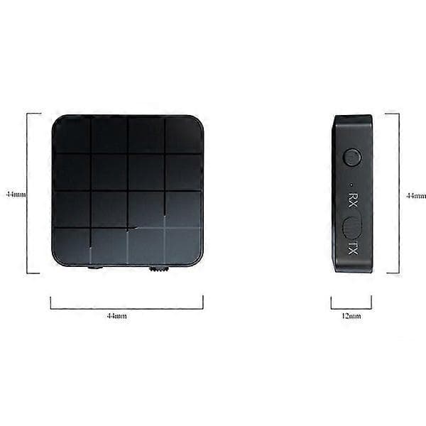 Bluetooth Sender Mottaker 5.0: 2-i-1 Adapter