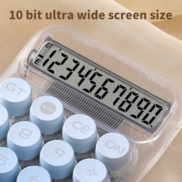 Tieteellinen laskin 10 numeroa Suuri näyttö ja painikkeet Selkeä suuri LCD-näyttö Ihanteellinen toimisto-, koulu-, koti- ja yrityskäyttöön FLYE1735 Blue