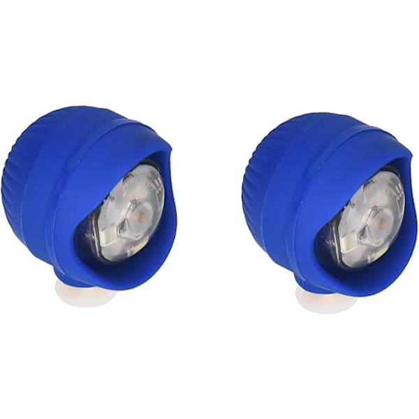 Valot Crocseihin, 2 kpl LED-valoja, Kolme nopeutta, IPX5 Vedenpitävät valaisevat kenkäkoristeet, Virta voi kestää blue