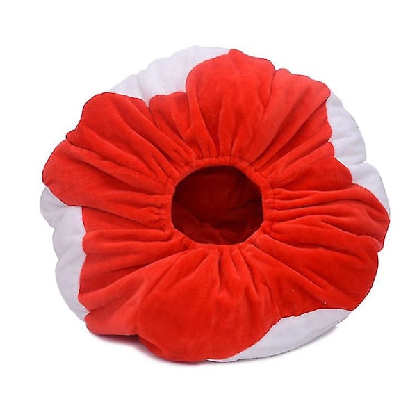 19*30cm Svamp Tecknad Cosplay Hatt, Söt Mjuk Fylld Bomullshatt - Red
