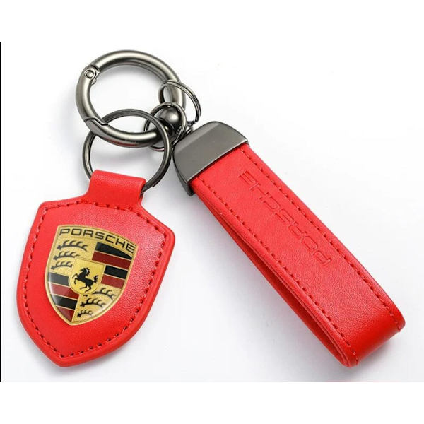 Porsche Nøkkelring A Red