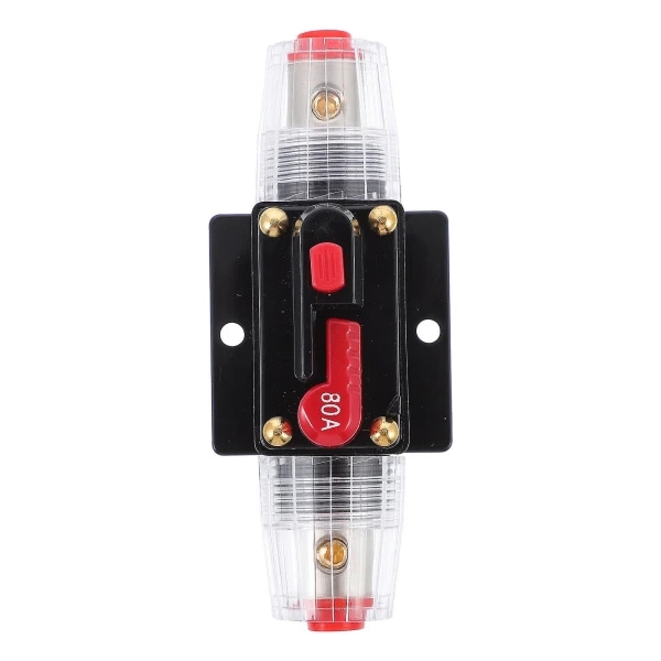 Båtswitch Marine Switch Auto Sikringer 12v Sikringsbryder Switcheroo Sikring Inverter Sort 10X4.5X4CM Sort 10X4.5X4CM