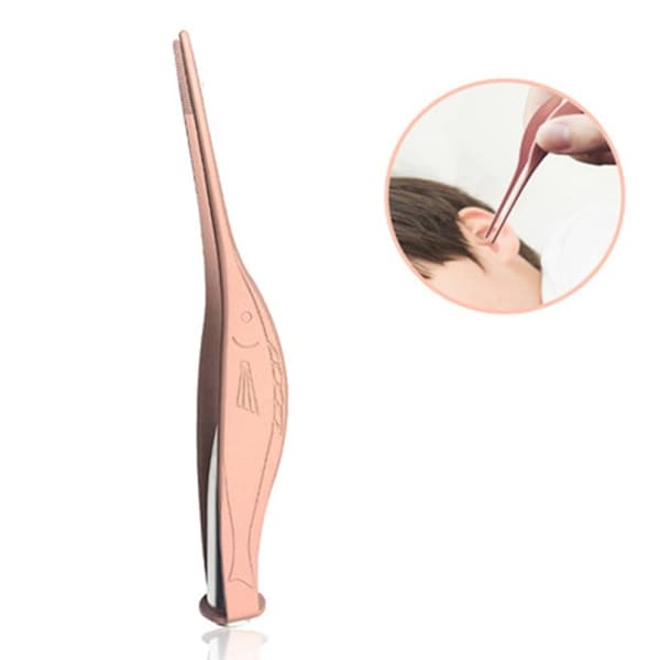 Smart Pinsett med LED-lys Roségull