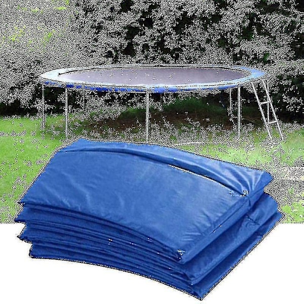 Trampolinskyddsmatta Trampolinsäkerhetsdyna Rund Fjäderskydd Vattentålig 12 Feet