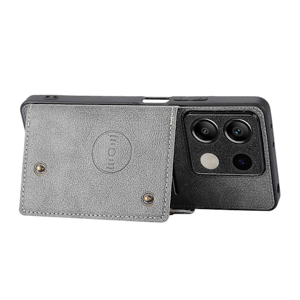 För Xiaomi Redmi Note 13 5G Fodral PU Läder+TPU Anti-fall Telefonskal med Korthållare Style C