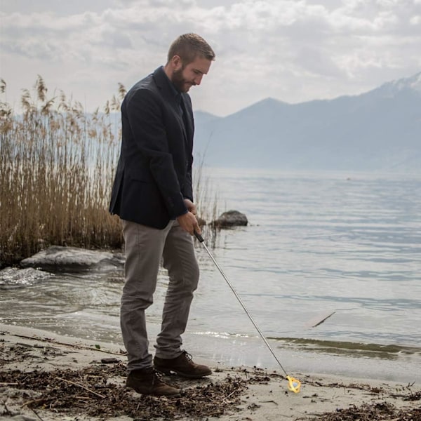 Golfbollshämtare, Teleskopisk Golfbollupplockare, Golfbollplockare Automatisk Låsskop