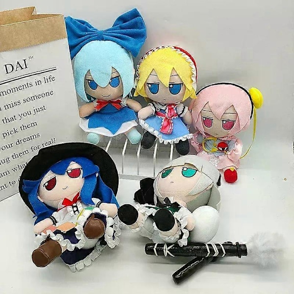 Gaibosi Fumo TouHou Project Plyschleksaker Reimu Gosedjur Marisa Komeiji Koishi Hakurei Hon Meirin Hata no koko Utklädnad Plyschfigur Blue