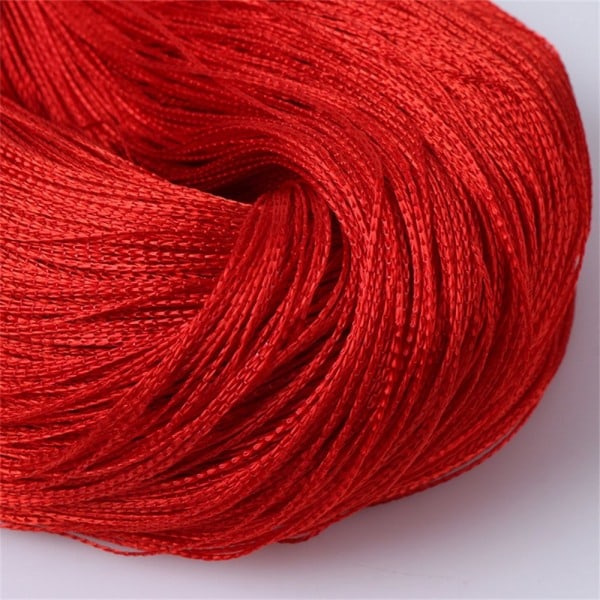 Trådgardin hengende perlegardiner Lys kaffe - Spottsalg - Wine Red