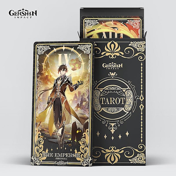22kpl Yae Miko Raiden Shogun Hd Täysi Tarot-korttisetti