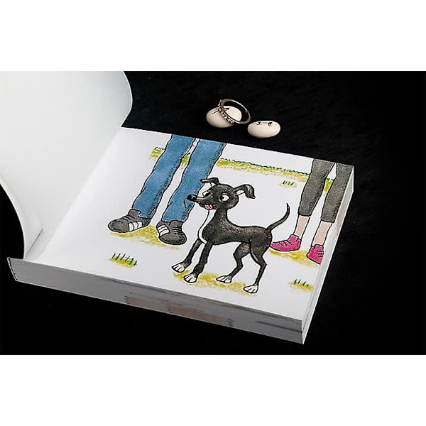 Luova kosinta Flipbook, piilota sormuksesi luovaan kosintaan ja tunnustukseen - A