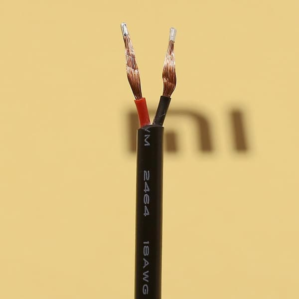 Universal DC5.5x2.1mm til 2-pinners strømkabel DC5521 til 2-pinners DC10A ladekabel Big red