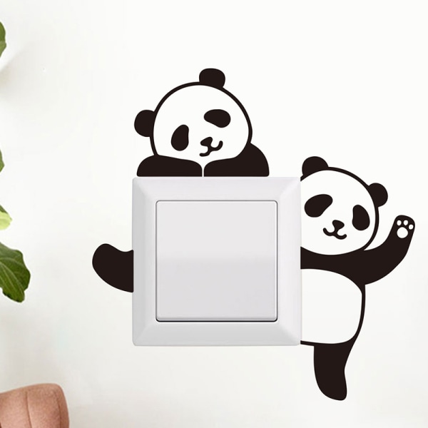 Panda Switch Vinyl Sticker Sæt af 1