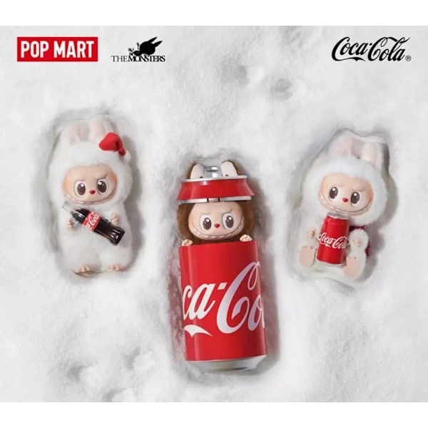 The Monsters Jännittävät Macaron Pehmolelut Hahmolelut Sokkolaatikot Aito POPMART The Monsters Labubu Coca-Cola