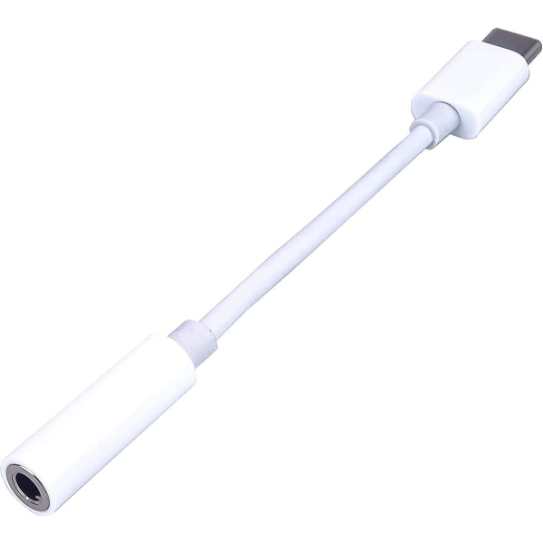 Kuulokemikrofonin sovitin - USB Type C - 3,5 mm:n liitäntään - Aux-ääniliitin - Huawei P20:lle, P20 Prolle, P30:lle, P30 Prolle, Xiaomi 6/8:lle, Mix 2/3:lle, Oneplus6t:lle jne.