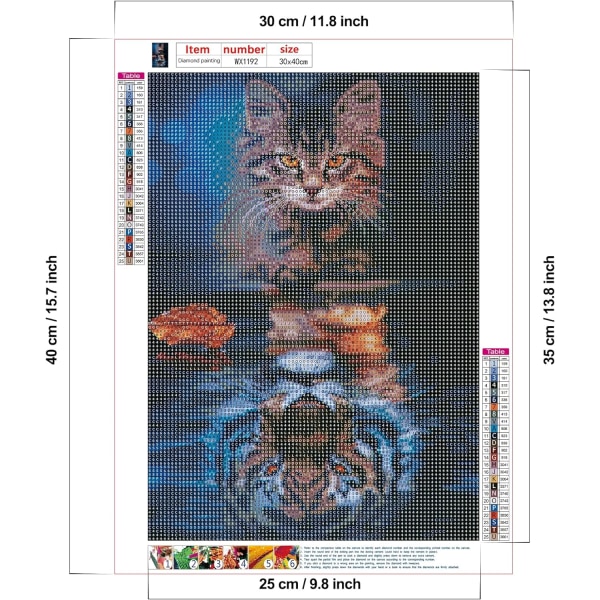 Diamond Painting Cat, 5D Diamond Painting, Diamond Painting,