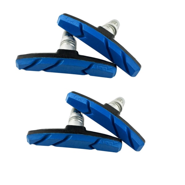 blå 4PCS V-Brake Brake Pad, Bike Brake Pad, 70mm Aluminium