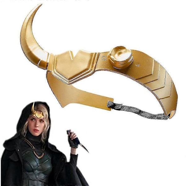 Halloween Loki Krone Horn Cosplay Kostume Hovedbeklædning Hjelm Festrekvisitter