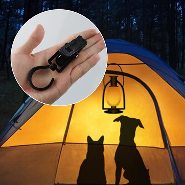 8 st Tält Baldakin Klämmor Ljuskrokar Justerbara Multifunktionella Tält Baldakin Klämmor Utomhus Camping Utrustning Tillbehör