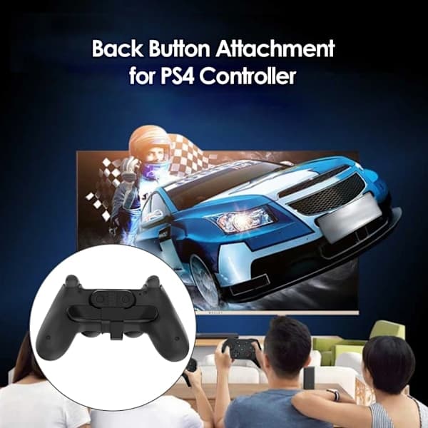 For PS4 Forlenget Gamepad Bakre Knapp Feste Kontroller, A