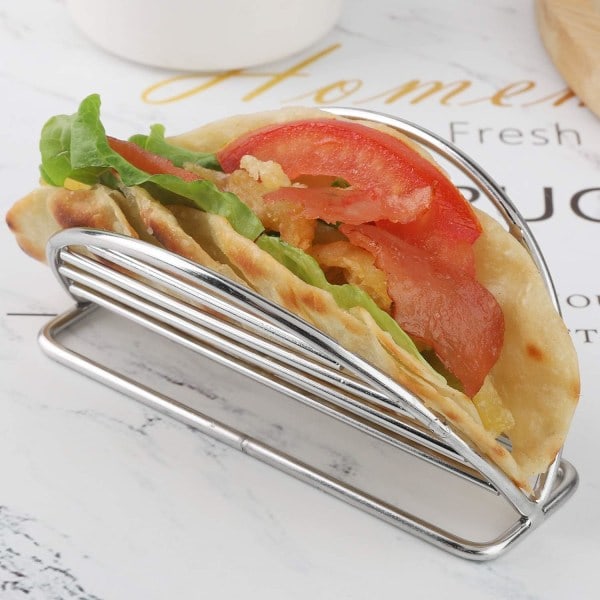 Pizza stativ - pandekage stativ - taco stativ - Rustfrit stål beslag 3 stk (304 rustfrit stål) Velegnet til restaurantkøkkener