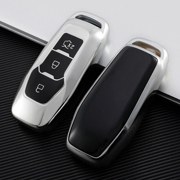 Blødt TPU-nøglebeskyttelsescover til Ford Edge Taurus Explorer Mustang Mondeo