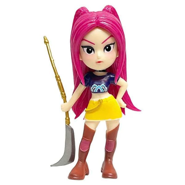 Kpop Devil Hunter Rumi Zoe Mira Anime Polyvinylklorid Karaktär Samling Skrivbordsprydnader Barnpresent Samlarobjekt