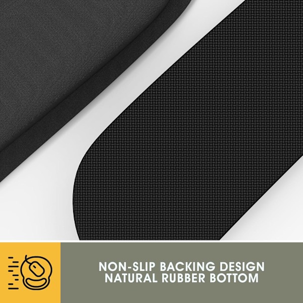 Tastatur Håndleddsstøtte Musematte, Musematte Tastatur Håndleddsstøtte Sett, Ergonomisk Håndleddspute med Memory Foam Keyboard Wrist Support Pad