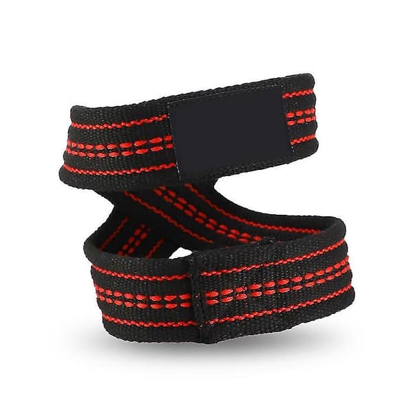 2 stk Figur 8 Vektløftingsstropper Hard Pull Håndleddsstropper Pull Up Håndleddstøtte Treningssenter - M