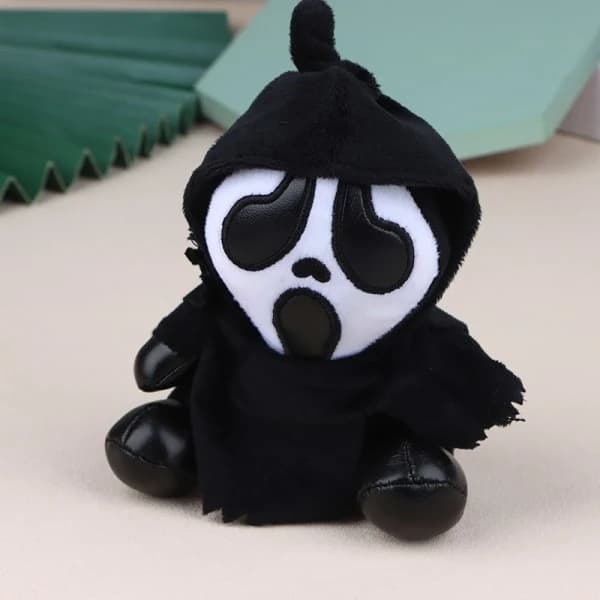 IC 17CM Plysch Ghostface Leksak Tecknad Spel Svart Ghostface Gosedjur P[HK],TH
