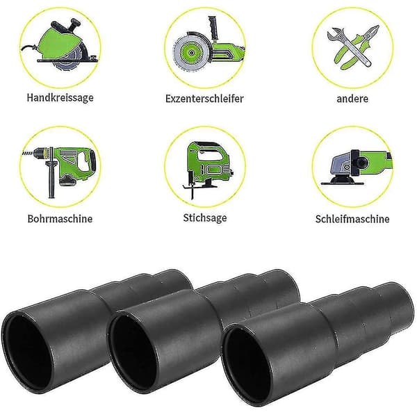 6 Delar Universal Dammsugaradapter, Dammsugarslang Konverter Adapter