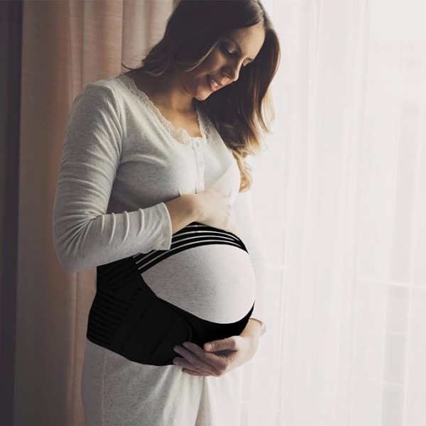Graviditetsbælte, tre-i-en graviditetssele, stretchy og