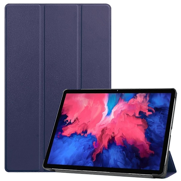 För Lenovo Tab P11 (TB-J606F) Läderfodral Mörkblå Dark blue