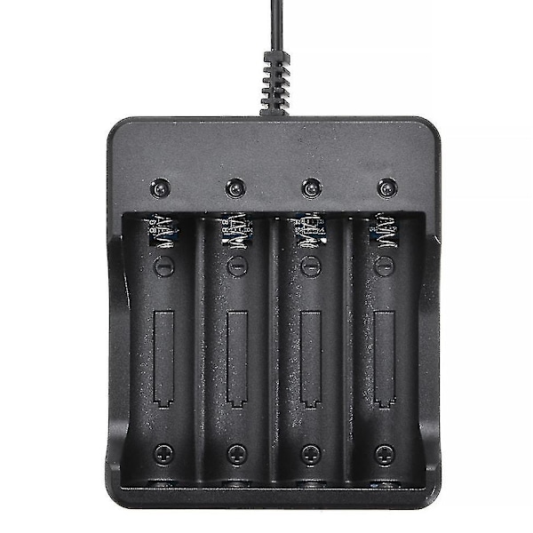 18650 Oplader, 4-slot Oplader, 4.2V, EU