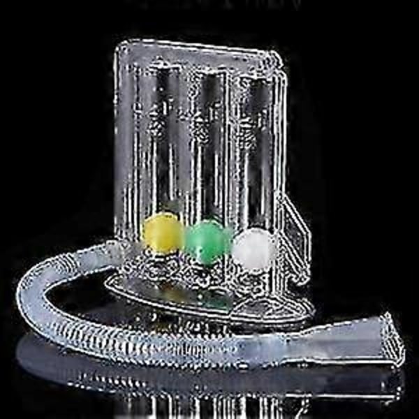 Andningsövning Lungtränare 3-bolls Spirometer Andningsterapi Djup