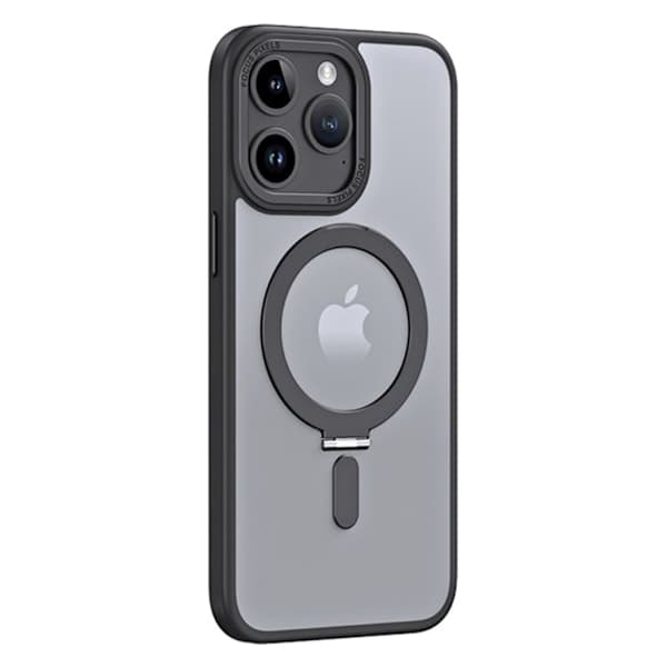 Matt iPhone 15 Pro Max skal - Magsafe - Svart Svart, A