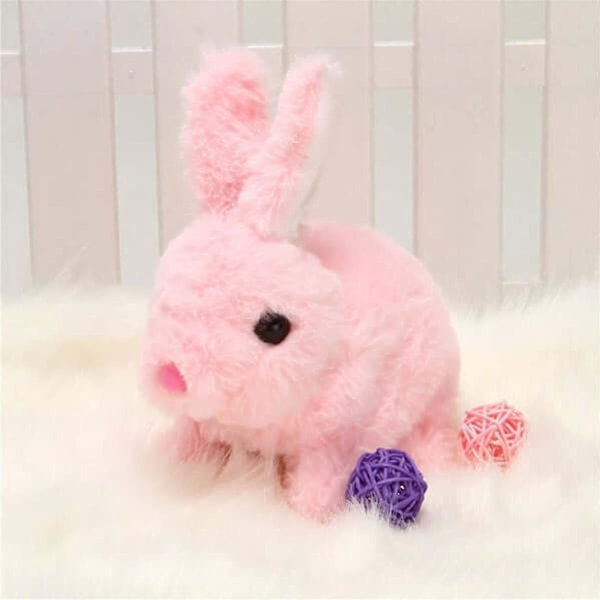 Bunny Interaktivt Læringslegetøj, Kanin Kan Gå Og Tale - Pink