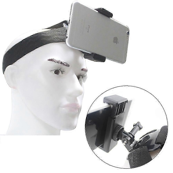 Hodebånd for GoPro-kamera og mobil
