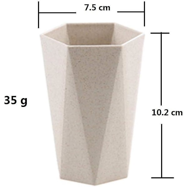 4-delad Moln Tandborstmugg, Munsköljsmugg, Tandborstmugg