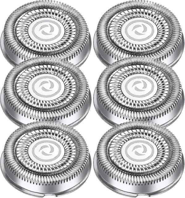6-pak erstatningshoveder til Philips Aquatouc, Series 1000, 2000, 3000, 5000 erstatningsblade til Philips, elektriske