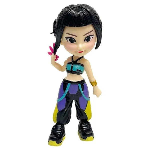 Kpop Devil Hunter Rumi Zoe Mira Anime Polyvinylklorid Karaktär Samling Skrivbordsprydnader Barnpresent Samlarobjekt