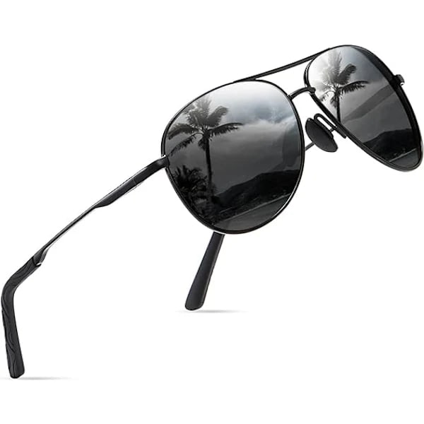 Polariserade solglasögon - Unisex pilot solglasögon UV400