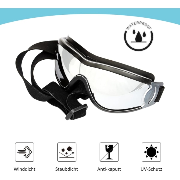 Netive Pet Dog Sunglasses Waterproof Windproof for Large Medium