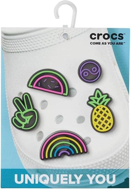 LED Sko-charms för både dam och herr, 5-pack, One Size
