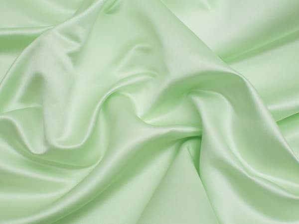 Minerva Classique Duchess Sateng Stoff Peppermynte - per meter Green 2